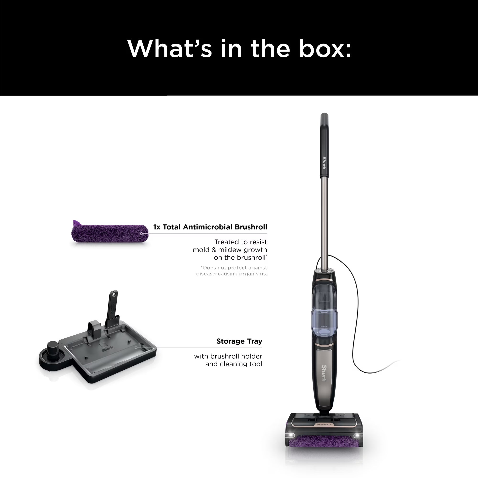 Shark Steam Pickup™ – 3-in-1 Vacuum and Steam Mop