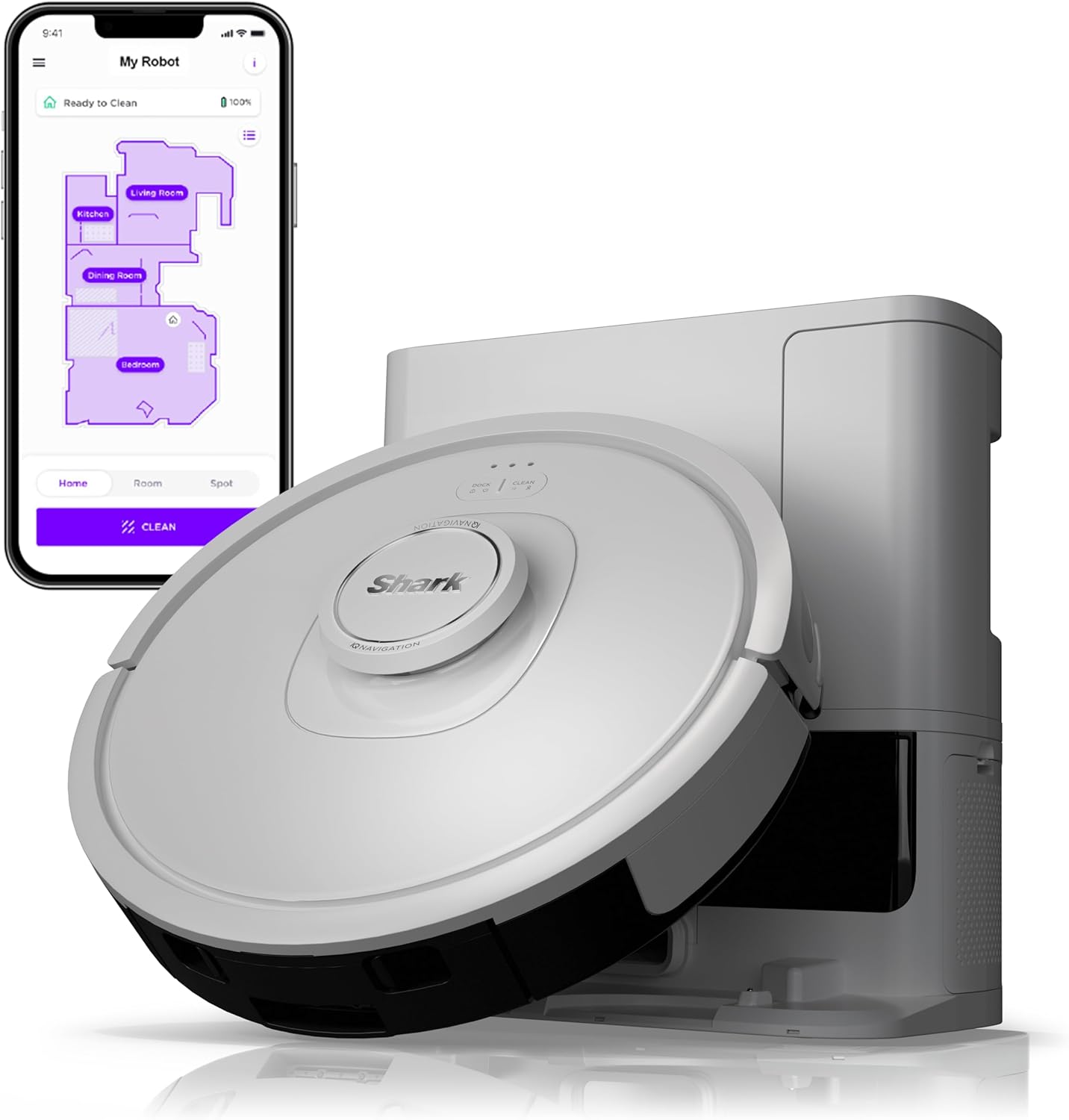 Shark IQ Robot Vacuum with Multi-Surface Function and Precise Home Mapping