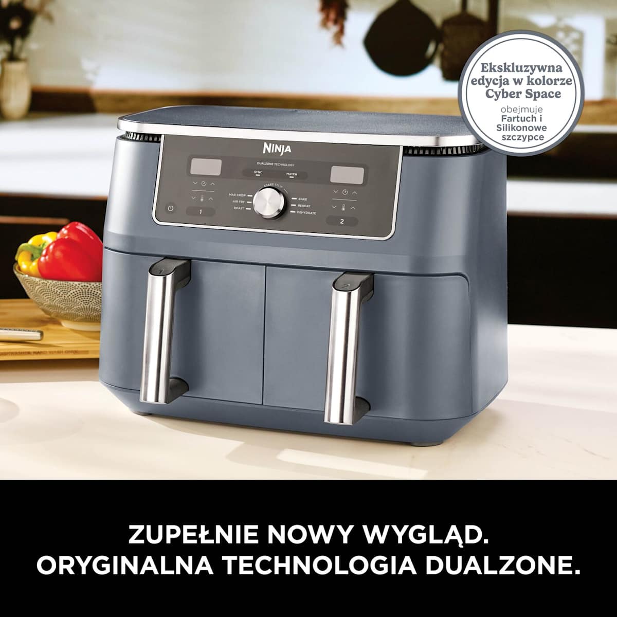 Ninja MAX 6-in-1 Dual Zone Air Fryer 9,5 l DZ400EUCYD