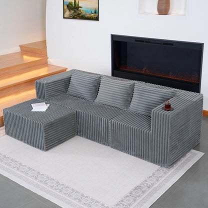 "Boneless Couch Grey" - Kanapa bez ramy Szara