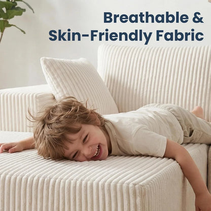 "Boneless Couch Beige" - Kanapa bez ramy Beżowa " XL Special"